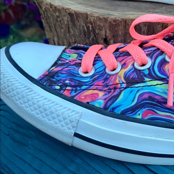Psychedelic / Hippy Chick Converse Sz 7 - Picture 6 of 16